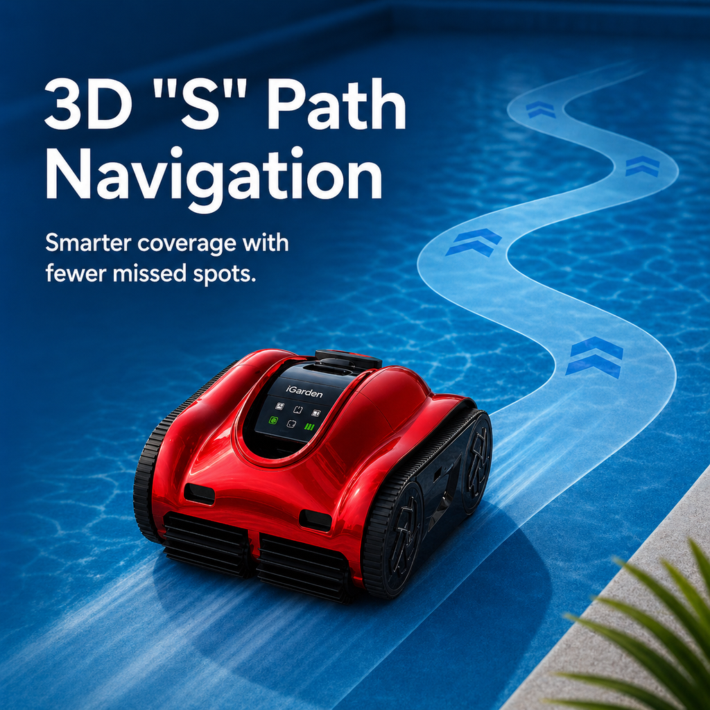 iGarden K+12 Series Robotic Pool Cleaner