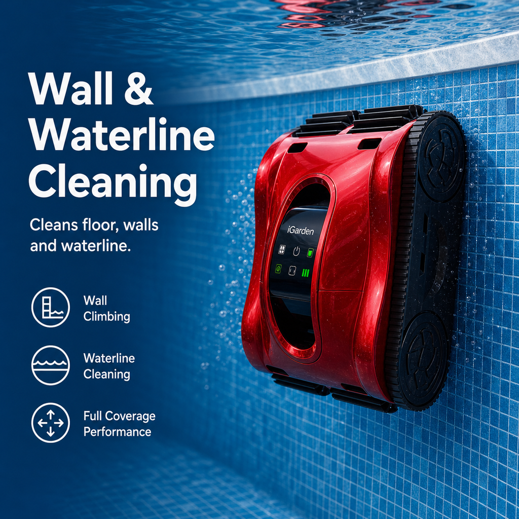 iGarden K+12 Series Robotic Pool Cleaner