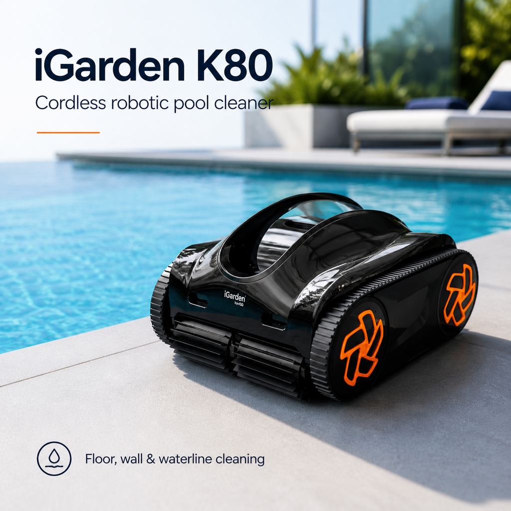 IGARDEN K80 ROBOTIC POOL CLEANER